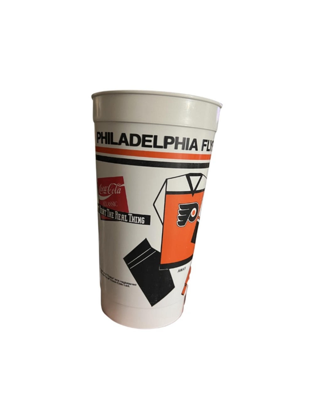 Vintage 1980s Philadelphia Flyers NHL Souvenir Beverage Cup